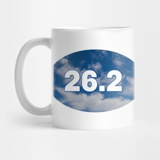 26 2 Marathon with a Blue Sky Mug